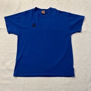 Blue Nike ACG Shirt with Black Logo